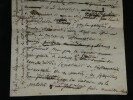 Dupuytren Le Roux.. Rapport m&eacute;dico-judiciaire autographe sign&eacute; Cas d’enfant 1815. Guillaume DUPUYTREN