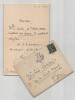 Jules Massenet - Lettre autographe sign&eacute;e &agrave; L&eacute;on Bessand - Op&eacute;ra comique - 1904. Jules MASSENET