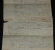 Ferdinand BAC - MANUSCRIT AUTOGRAPHE incomplet - "1815 apr&egrave;s Watterloo" - 1 page. Ferdinand BAC