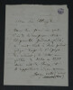 Adrien-Louis BO&Iuml;ELDIEU -LETTRE AUTOGRAPHE SIGN&Eacute;E &Agrave; HEUGEL-Biographie de son p&egrave;re. Adrien-Louis BO&Iuml;ELDIEU