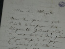 Adrien-Louis BO&Iuml;ELDIEU -LETTRE AUTOGRAPHE SIGN&Eacute;E &Agrave; HEUGEL-Biographie de son p&egrave;re. Adrien-Louis BO&Iuml;ELDIEU