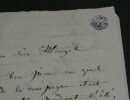 Adrien-Louis BO&Iuml;ELDIEU -LETTRE AUTOGRAPHE SIGN&Eacute;E &Agrave; HEUGEL-Biographie de son p&egrave;re. Adrien-Louis BO&Iuml;ELDIEU