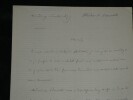 Th&eacute;odore de Banville - Savoureuse lettre autographe sign&eacute;e - 1879. Th&eacute;odore de BANVILLE