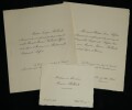 Faire-part de mariage de Maurice Bellonte et Raymonde Lafon - Aviation - 1932. Maurice BELLONTE