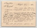 G&eacute;n&eacute;ral Paul-Henri Goetschy - Carte lettre autographe sign&eacute;e - Nancy 1911. Paul-Henri GOETSCHY