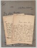 Henry Bataille - 3 lettres autographes sign&eacute;es - 1912. Henry BATAILLE