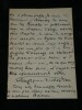 Jean Richepin- Fragement d'une LETTRE AUTOGRAPHE SIGN&Eacute;E et autographe. Jean RICHEPIN