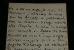 Jean Richepin- Fragement d'une LETTRE AUTOGRAPHE SIGN&Eacute;E et autographe. Jean RICHEPIN