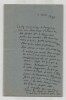 Ferdinand Bac Lettre autographe sign&eacute;e FRAGONARD & "80 KG DE PAPIER" Mus&eacute;e 1948. Ferdinand BAC