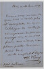 Alexandre Labanoff de Rostoff - LETTRE AUTOGRAPHE SIGN&Eacute;E &Agrave; Jacques Tolstoy 1857. Alexandre Labanoff de Rostoff