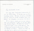 Jean Hamburger Lettre autographe sign&eacute;e &agrave; Maulnier 1985 Hommage &agrave; Vaches sacr&eacute;es. Jean HAMBURGER