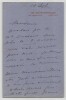 Yvette Guilbert - Lettre autographe sign&eacute;e  Acceptation pour une prestation 1905. Yvette GUILBERT