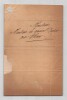 Pierre Didot-Lettre autographe sign&eacute;e "P l'a&icirc;n&eacute;" &agrave; Mr le g&eacute;n&eacute;ral Dupont - 1838 . Pierre DIDOT