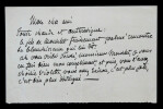 Pierre PUVIS DE CHAVANNES - LETTRE AUTOGRAPHE SIGN&Eacute;E. Pierre PUVIS DE CHAVANNES