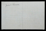 Pierre PUVIS DE CHAVANNES - LETTRE AUTOGRAPHE SIGN&Eacute;E. Pierre PUVIS DE CHAVANNES
