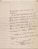 Henry de Montherlant Lettre autographe sign&eacute;e sur pi&egrave;ce de th&eacute;&acirc;tre "Port-Royal". Henry de MONTHERLANT