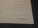 Pierre BENOIT, &Eacute;crivain - LETTRE AUTOGRAPHE SIGN&Eacute;E SUR LA REVUE FRANCAISE. Pierre BENOIT