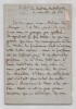 Charles Brifaut - Lettre autographe sign&eacute;e - Ch&acirc;teau de Wideville. Charles BRIFAUT
