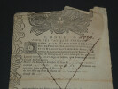 Louis-Jean-Marie de Bourbon - Pi&egrave;ce en partie autographe sign&eacute;e - 1784. Louis-Jean-Marie de Bourbon