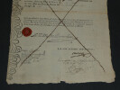 Louis-Jean-Marie de Bourbon - Pi&egrave;ce en partie autographe sign&eacute;e - 1784. Louis-Jean-Marie de Bourbon
