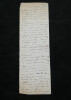 Joseph Denais - Manuscrit autographe sign&eacute; - "Nous sommes fous !.." 2 pages. Joseph DENAIS