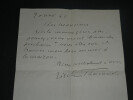 J&eacute;r&ocirc;me Tharaud, Ecrivain - Lettre autographe sign&eacute;e &agrave; Claude OLIVIER, 1941. J&eacute;r&ocirc;me THARAUD
