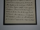 Paul HERVIEU LETTRE AUTOGRAPHE SIGN&Eacute;E &Agrave; L&eacute;on DAUDET Mort d'Alphonse Daudet 1898. Paul HERVIEU