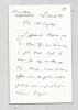 Maurice Rheims - Lettre autographe sign&eacute;e &agrave; Thierry Maulnier – 1985. Maurice RHEIMS