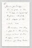 Maurice Rheims - Lettre autographe sign&eacute;e &agrave; Thierry Maulnier – 1985. Maurice RHEIMS
