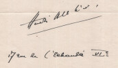 Andr&eacute; Allard l'Olivier - Po&egrave;te - LETTRE AUTOGRAPHE SIGN&Eacute;E. Andr&eacute; Allard l'Olivier