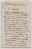 Albert de Circourt - Longue lettre autographe sign&eacute;e - 4 pages. Albert de CIRCOURT