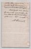 Albert de Circourt - Longue lettre autographe sign&eacute;e - 4 pages. Albert de CIRCOURT