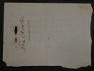 Louis GARNIER-PAG&Egrave;S - LETTRE AUTOGRAPHE SIGN&Eacute;E, 1851. Louis GARNIER-PAG&Egrave;S
