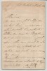 Corn&eacute;lis Henri de Witt - Lettre autographe sign&eacute;e - 1870. Corn&eacute;lis Henri de WITT