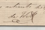 Corn&eacute;lis Henri de Witt - Lettre autographe sign&eacute;e - 1870. Corn&eacute;lis Henri de WITT