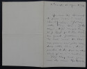 Louise READ - LETTRE AUTOGRAPHE SIGN&Eacute;E, RUE ROUSSELET, 1894. Louise READ