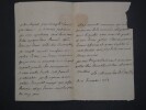 Stanislas " Le chevalier" de BOUFFLERS - Lettre autographe sign&eacute;e, 1762, 3 pages. Stanislas de BOUFFLERS