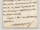 Lettre autographe sign&eacute;e Auguste Maquet – Dumas – Rue de Bruxelles. Auguste MAQUET