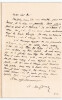 Henry de Gorsse -  - lettre autographe sign&eacute;e 1 page. Henry de GORSSE