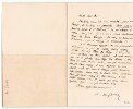 Henry de Gorsse -  - lettre autographe sign&eacute;e 1 page. Henry de GORSSE