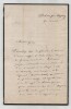 Alfred M&eacute;zi&egrave;res - Lettre autographe sign&eacute;e &agrave; Henri d'Orl&eacute;ans, duc d'Aumale. Alfred M&Eacute;ZI&Egrave;RES