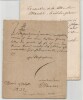 Eduard Mandel - Lettre autographe sign&eacute;e - 1836. Eduard MANDEL