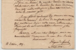 Charles H&eacute;guin de Guerle - Lettre autographe sign&eacute;e - 1807. Charles H&eacute;guin de Guerle