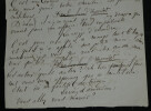 Manuscrit autographe sign&eacute; par Albert Wolff & Henri Rochefort Duel de Fraboulard. Albert WOLFF & Henri ROCHEFORT