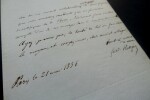 HOEFER Ferdinand - LETTRE AUTOGRAPHE SIGN&Eacute;E, A PROPOS DE Louis FIGUIER 1856. Ferdinand HOEFER