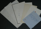 Edouard CADOL - Ensemble de 7 lettres autographes sign&eacute;es, 1865-1884, 10 pages. &Eacute;douard CADOL