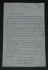 Edouard CADOL - Ensemble de 7 lettres autographes sign&eacute;es, 1865-1884, 10 pages. &Eacute;douard CADOL