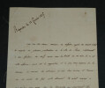 Prosper Brugi&egrave;re, Baron de Barante - LETTRE AUTOGRAPHE SIGN&Eacute;E - 1825. Amable Guillaume Prosper Brugi&egrave;re Baron de Barante