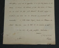 Prosper Brugi&egrave;re, Baron de Barante - LETTRE AUTOGRAPHE SIGN&Eacute;E - 1825. Amable Guillaume Prosper Brugi&egrave;re Baron de Barante