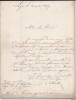 Louis d'AURELLE DE PALADINES Lettre autographe sign&eacute;e 1857 au G&eacute;n&eacute;ral Division. Louis d'AURELLE DE PALADINES